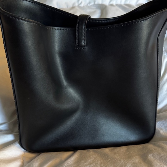 Michael Kors Black Shoulder Bag with Gold Accent - Picture 4 of 11